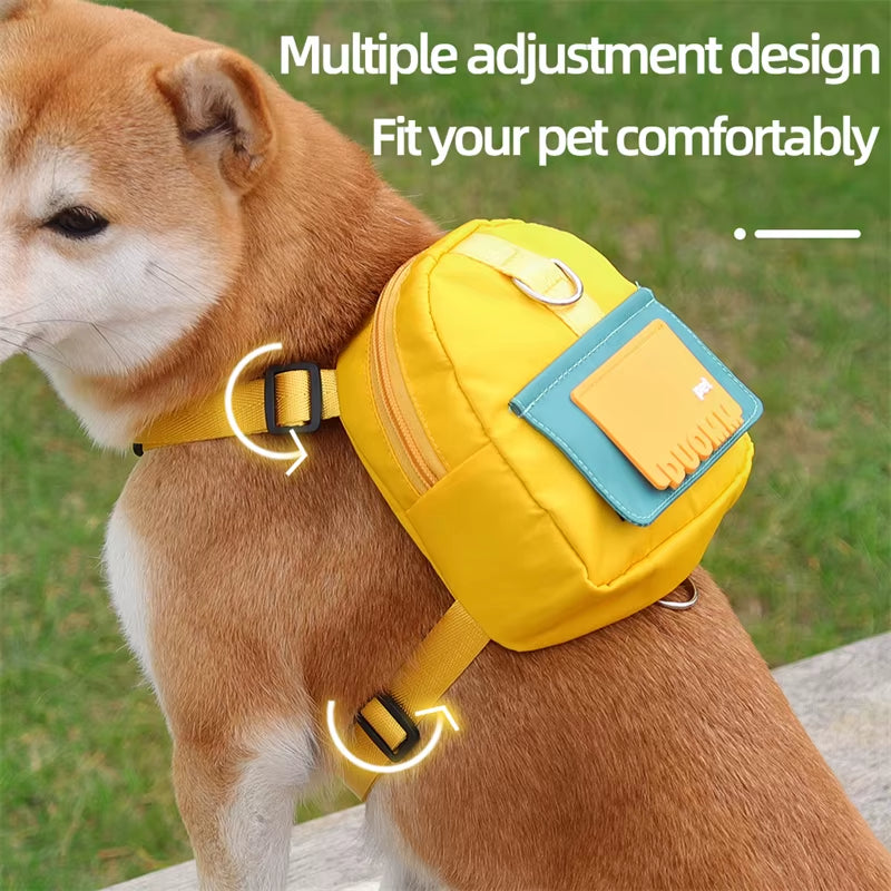 Waterproof Pet Backpack Harness Set