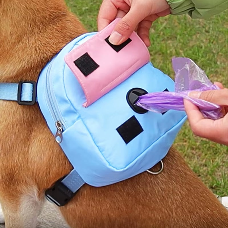 Waterproof Pet Backpack Harness Set