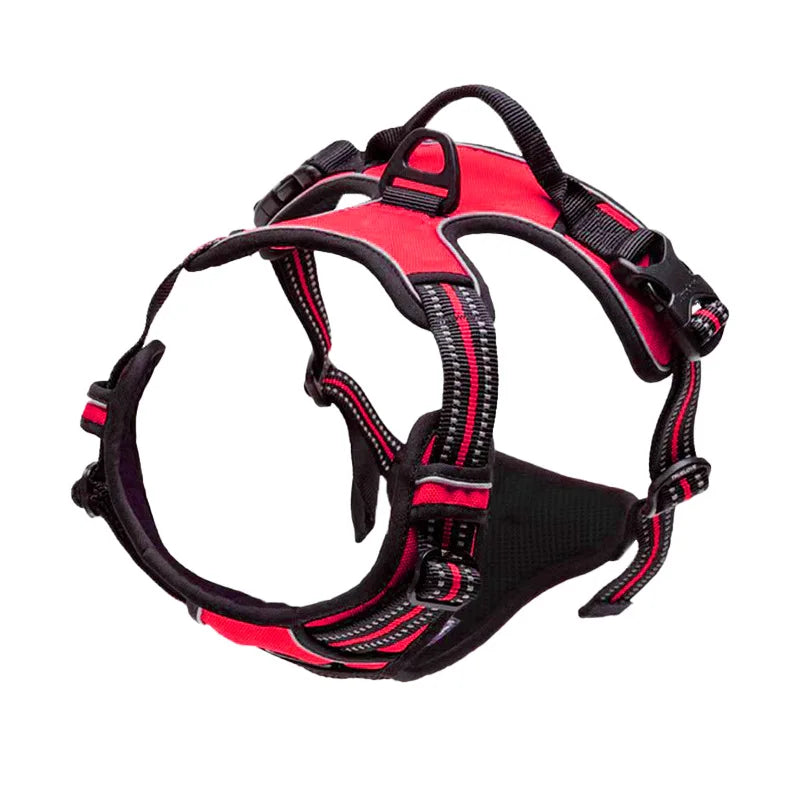 Reflective & Breathable Adjustable Dog Harness – Safe, Secure & Comfortable