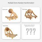 Vertical Sisal Cat Scratcher with Bed