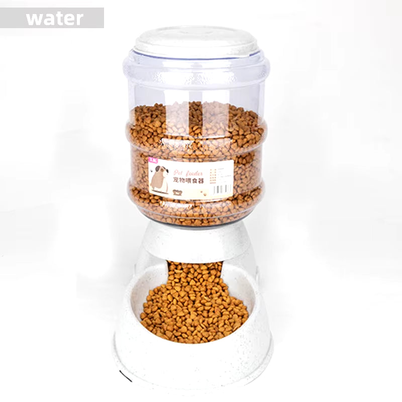 Pet Feeder Bowl & Automatic Water Dispenser