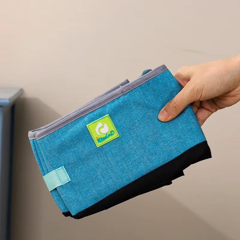 Semi-Enclosed Foldable Cat Litter Box — Portable, Waterproof & Travel-Friendly Design