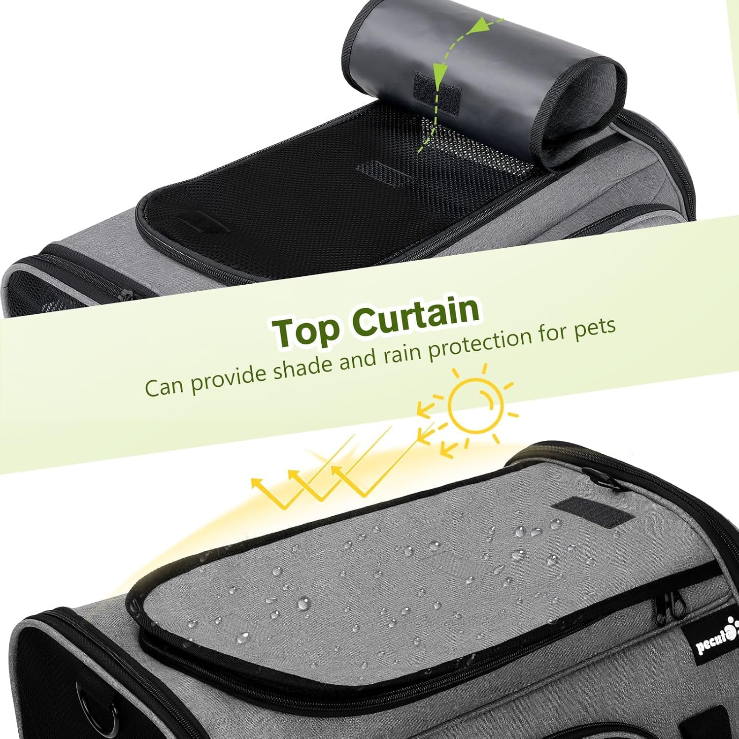 Expandable Extra-Large Pet Carrier Bag – Comfortable, Foldable & Travel-Ready