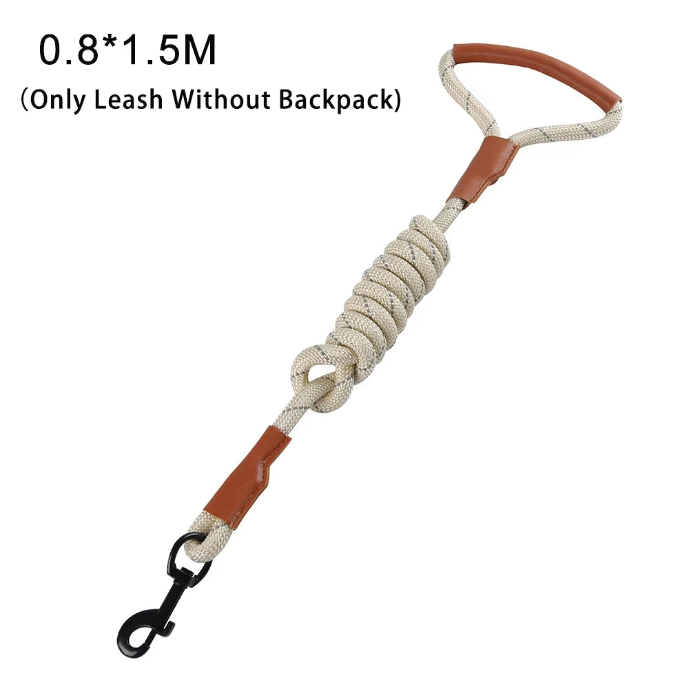 Waterproof Pet Backpack Harness Set