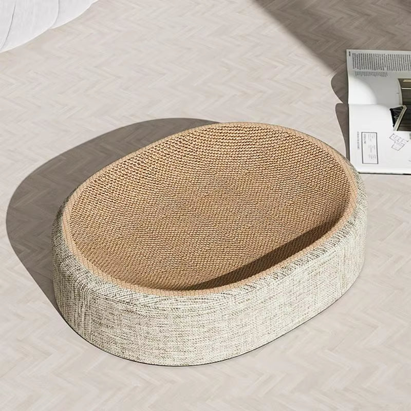 Oval Sisal Cat Scratch Bed