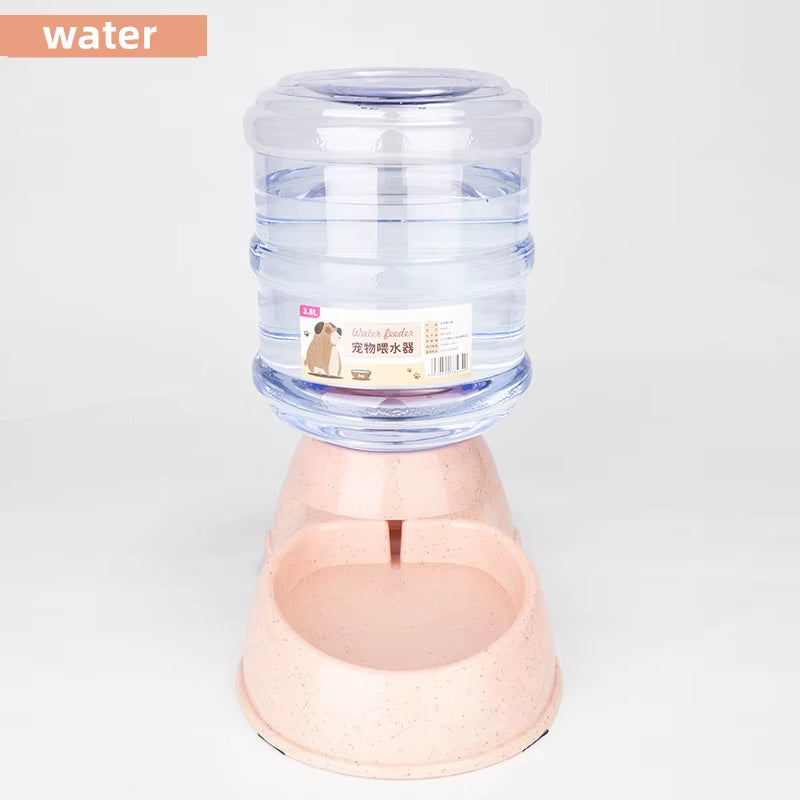 Pet Feeder Bowl & Automatic Water Dispenser