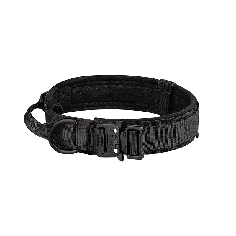 Tactical Quick-Release Dog Collar – Durable, Adjustable & Designed for All Life Stages