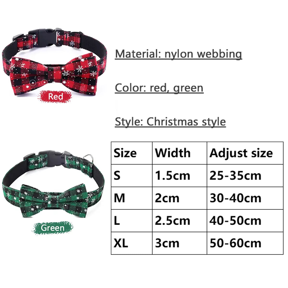 Christmas Dog Collar – Festive, Adjustable & Adorable!