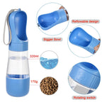 Portable Water Bottle & Food Dispenser