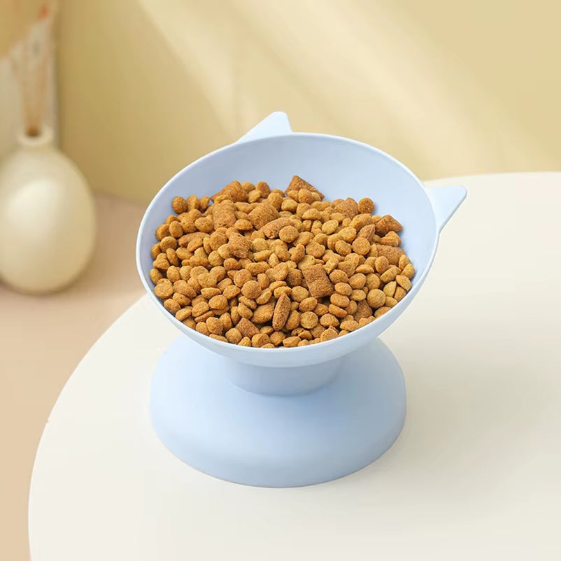 45° Elevated Pet Feeding Bowl – Anti-Spill, Neck-Protecting 