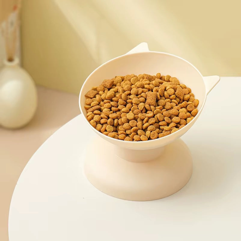 45° Elevated Pet Feeding Bowl – Anti-Spill, Neck-Protecting 