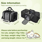Expandable Extra-Large Pet Carrier Bag – Comfortable, Foldable & Travel-Ready