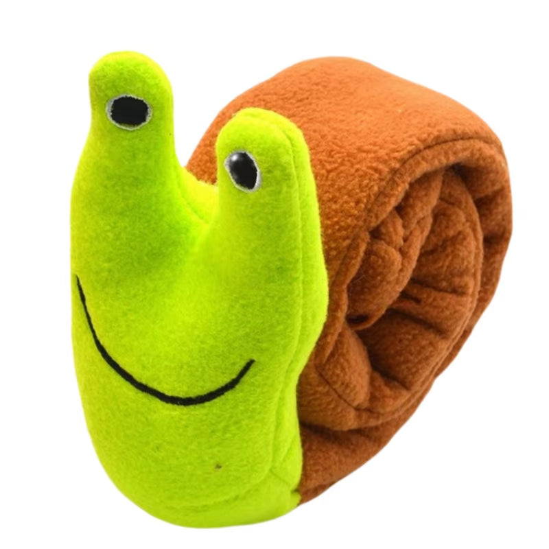 Snail Plush Dog Puzzle Toy