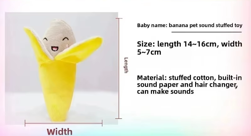 Super Soft Banana Cat Bed