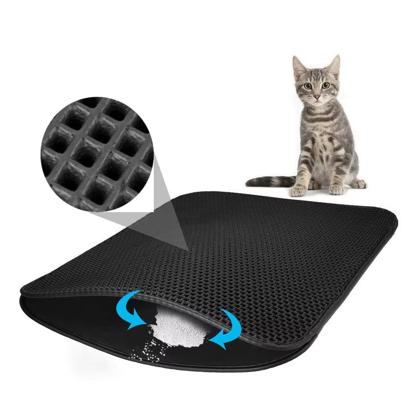 Waterproof Double-Layer Cat Litter Mat