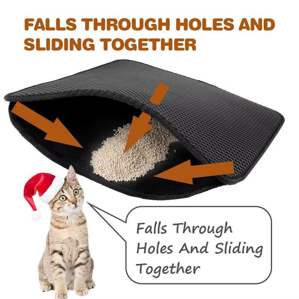 Waterproof Double-Layer Cat Litter Mat