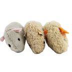 3-Pack Plush Mouse Cat Toys