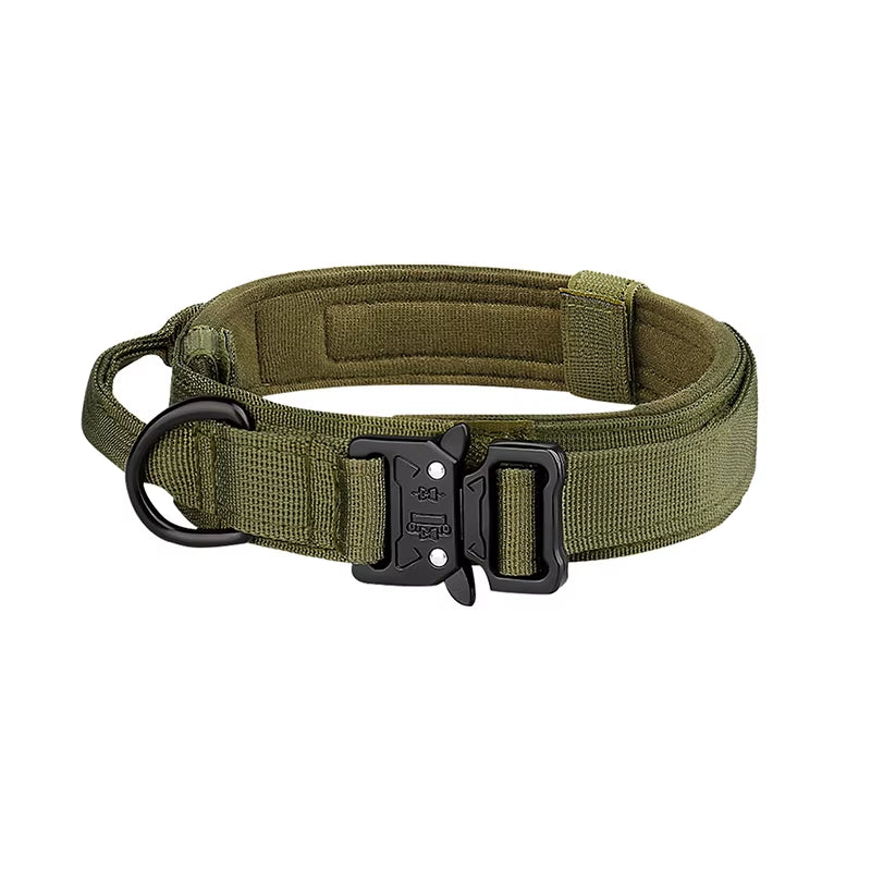 Tactical Quick-Release Dog Collar – Durable, Adjustable & Designed for All Life Stages