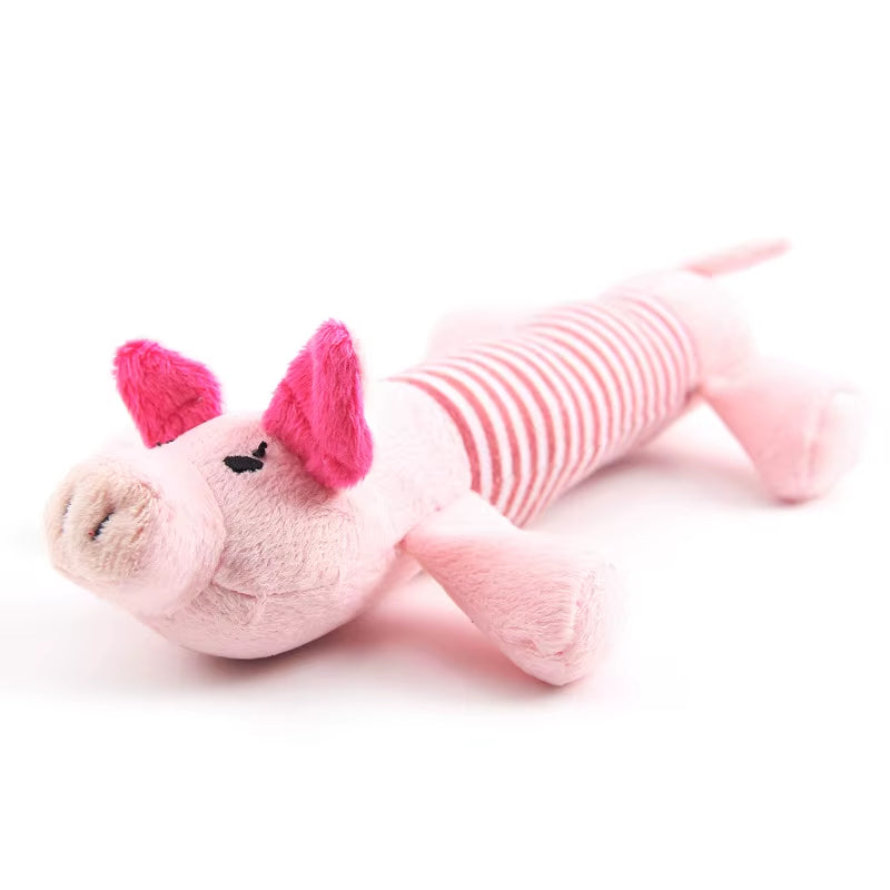 Squeaky Plush Dog Toy