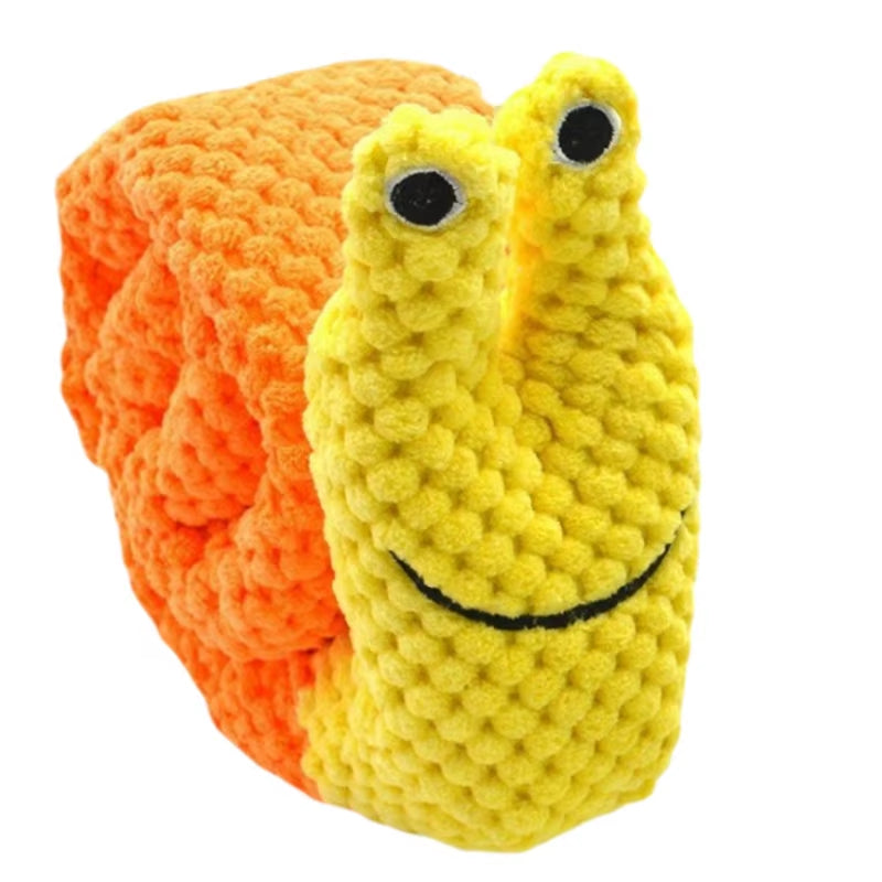 Snail Plush Dog Puzzle Toy