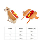 Funny Hot Dog Costume for Dogs 