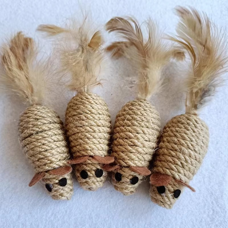 Sisal Mouse Cat Toy