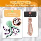 Squeaky Octopus Dog Toy