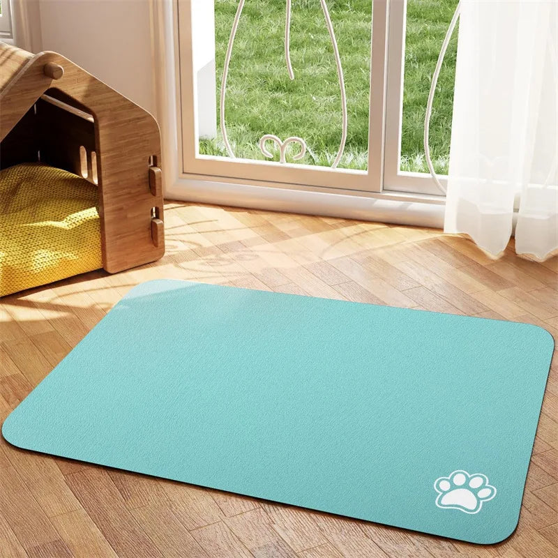 Super Absorbent Pet Feeding Mat – Non-Slip, Quick-Dry & Mess-Free