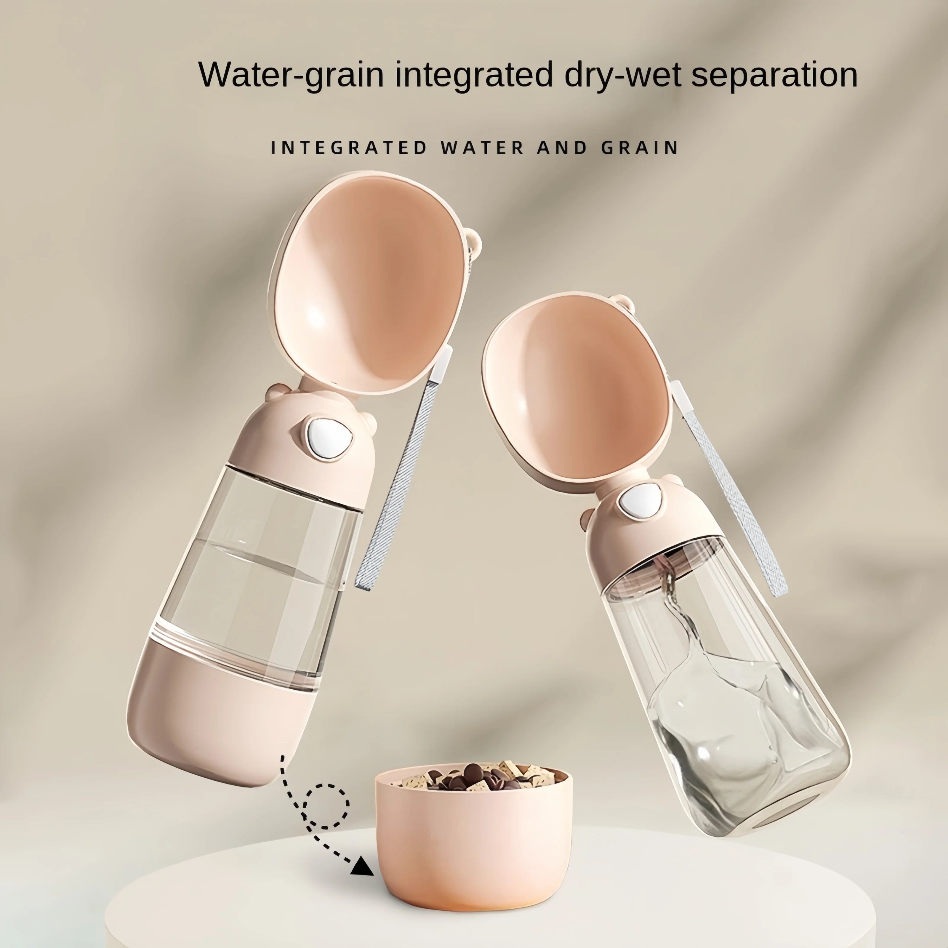 Portable Dog Water Bottle & Food Dispenser