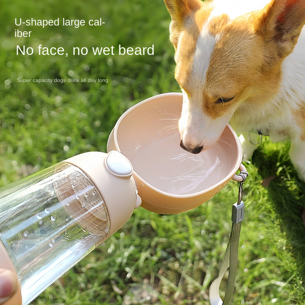 Portable Dog Water Bottle & Food Dispenser