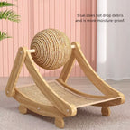Vertical Sisal Cat Scratcher with Bed
