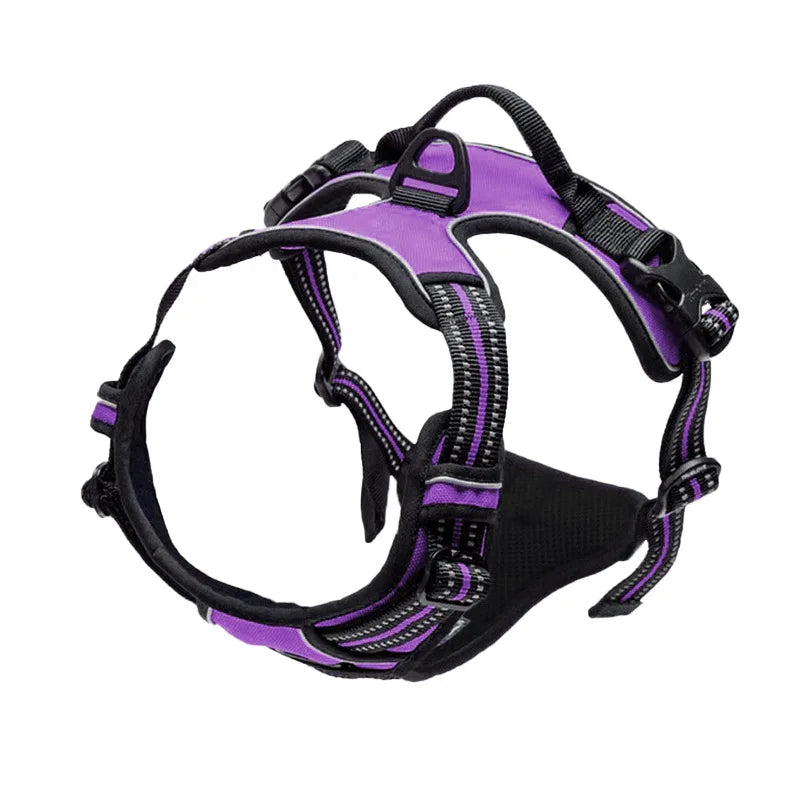 Reflective & Breathable Adjustable Dog Harness – Safe, Secure & Comfortable