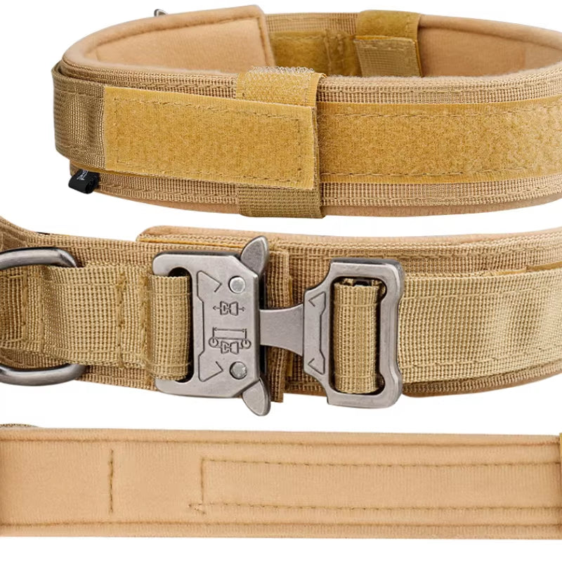 Tactical Quick-Release Dog Collar – Durable, Adjustable & Designed for All Life Stages