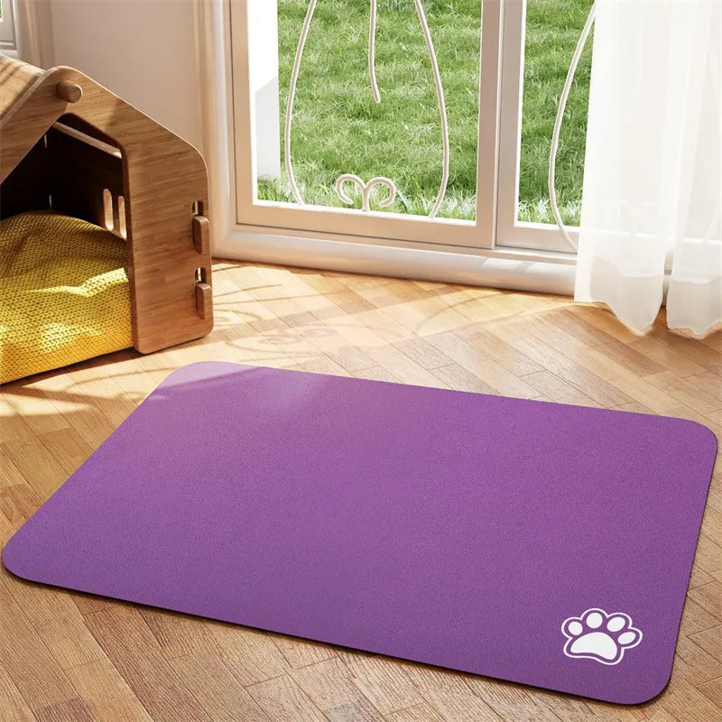 Super Absorbent Pet Feeding Mat – Non-Slip, Quick-Dry & Mess-Free