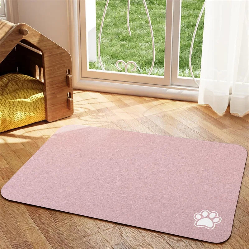 Super Absorbent Pet Feeding Mat – Non-Slip, Quick-Dry & Mess-Free