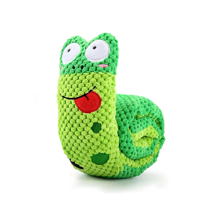 Snail Plush Dog Puzzle Toy