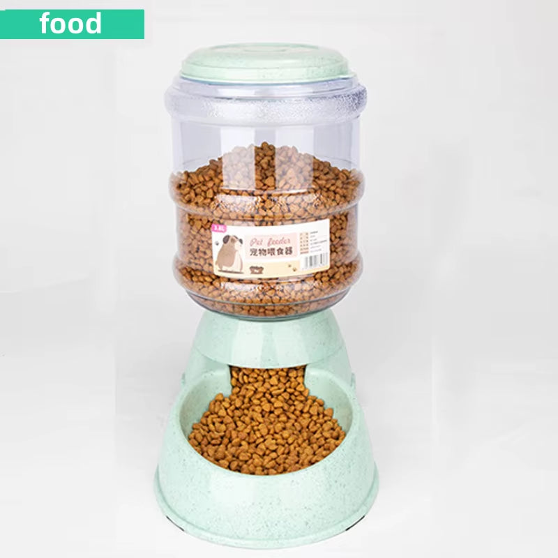 Pet Feeder Bowl & Automatic Water Dispenser