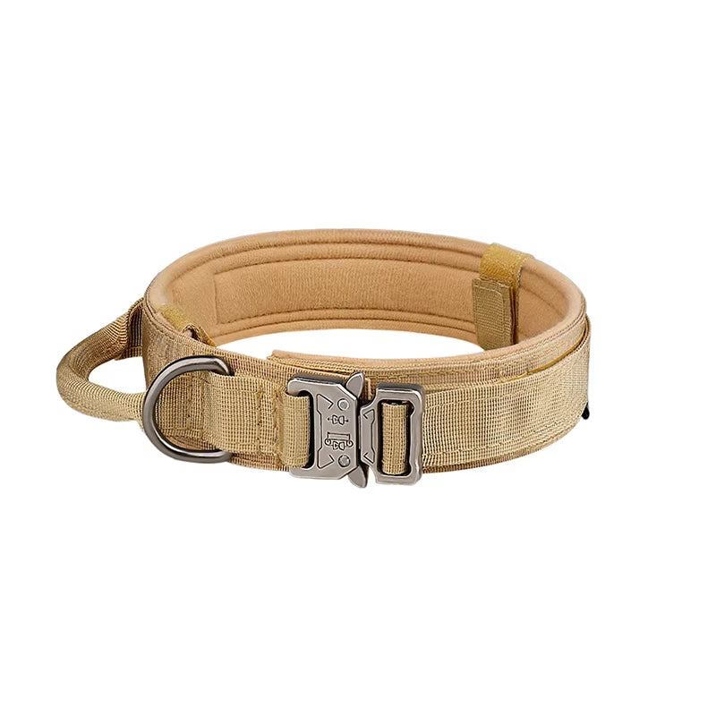 Tactical Quick-Release Dog Collar – Durable, Adjustable & Designed for All Life Stages