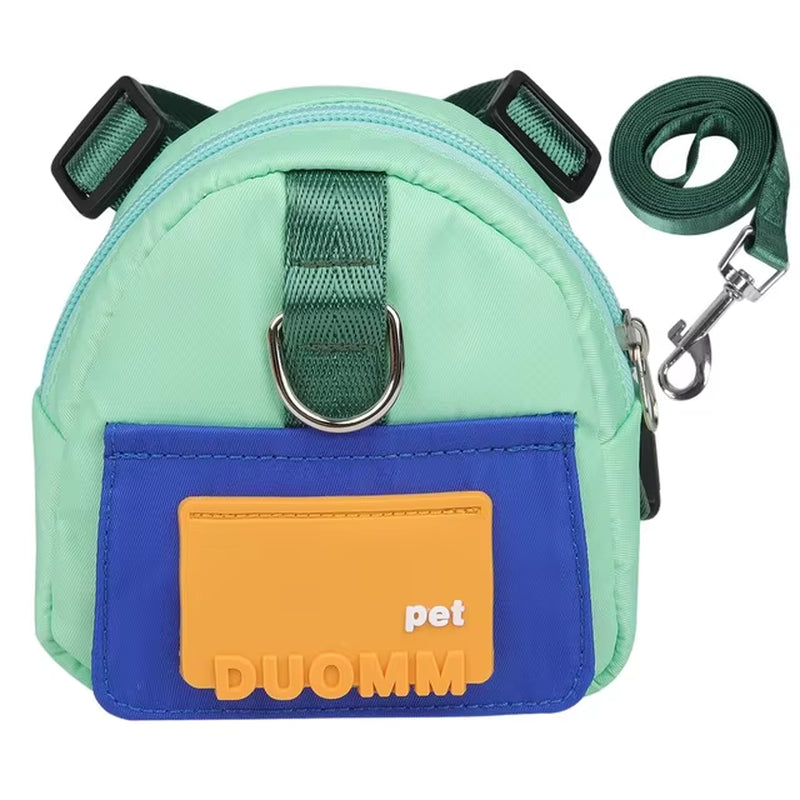Waterproof Pet Backpack Harness Set