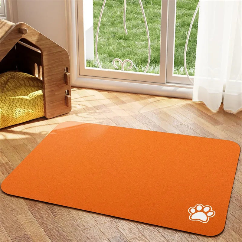 Super Absorbent Pet Feeding Mat – Non-Slip, Quick-Dry & Mess-Free