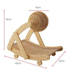 Vertical Sisal Cat Scratcher with Bed