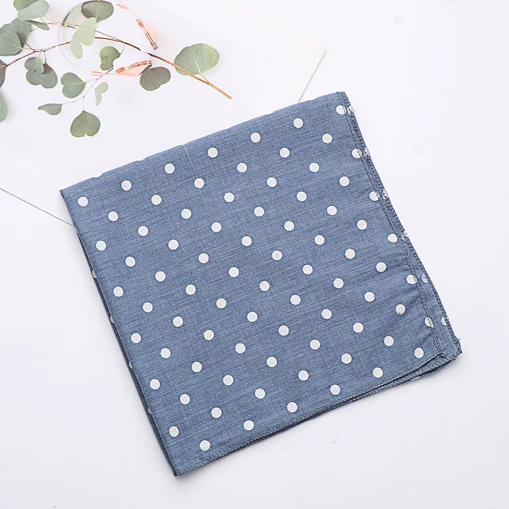 Stylish Plaid & Dots Pet Bandana – Soft Cotton, Washable & Perfect for Puppies & Kittens