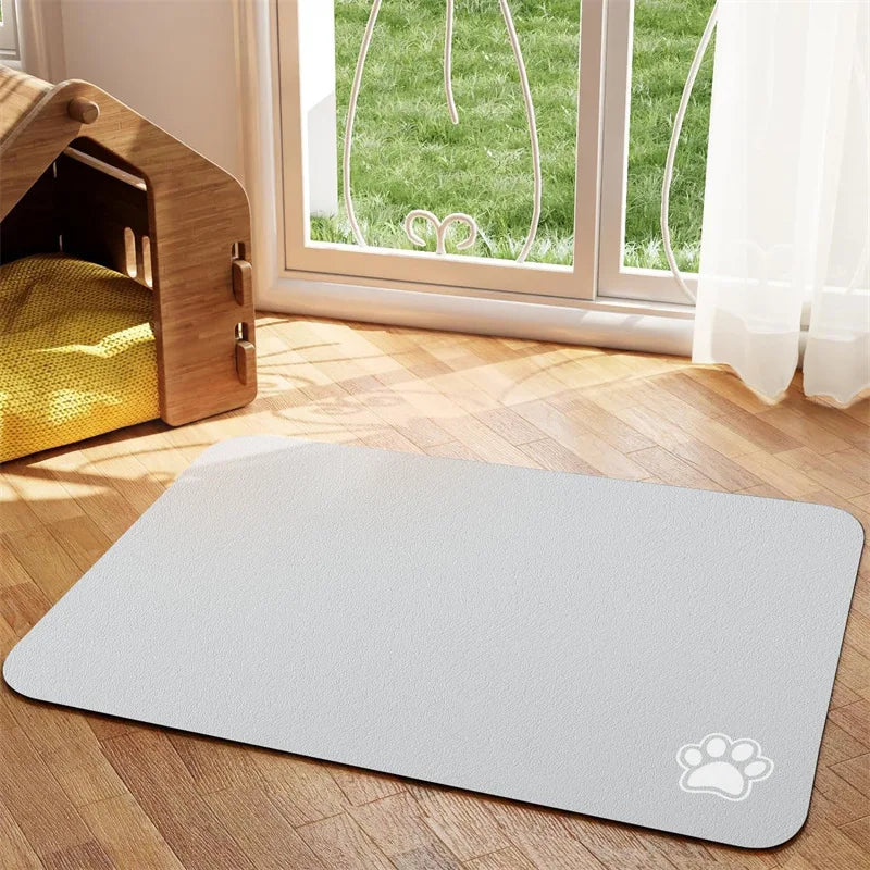Super Absorbent Pet Feeding Mat – Non-Slip, Quick-Dry & Mess-Free