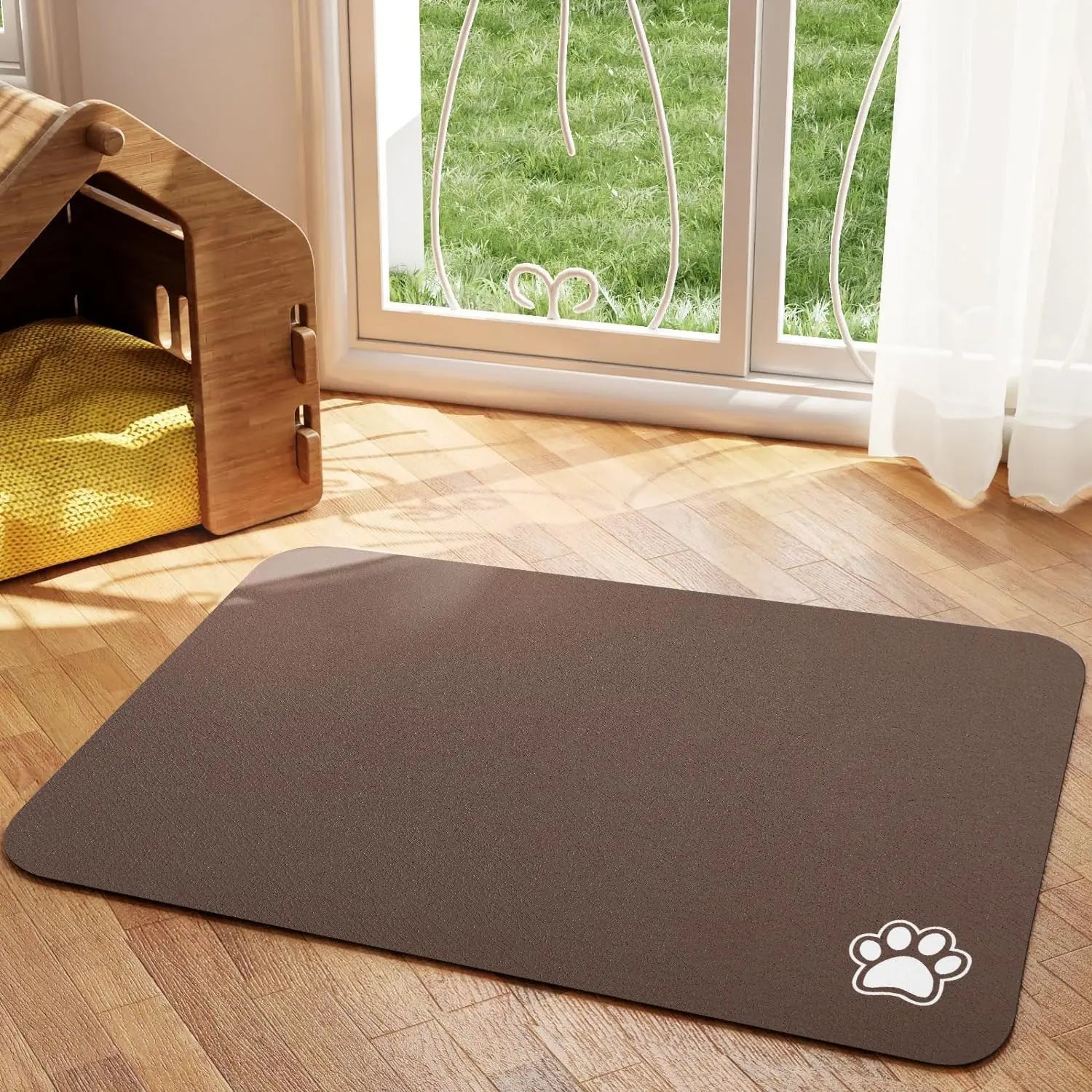 Super Absorbent Pet Feeding Mat – Non-Slip, Quick-Dry & Mess-Free