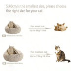 Soft Plush 2-in-1 Pet Bed with Cover