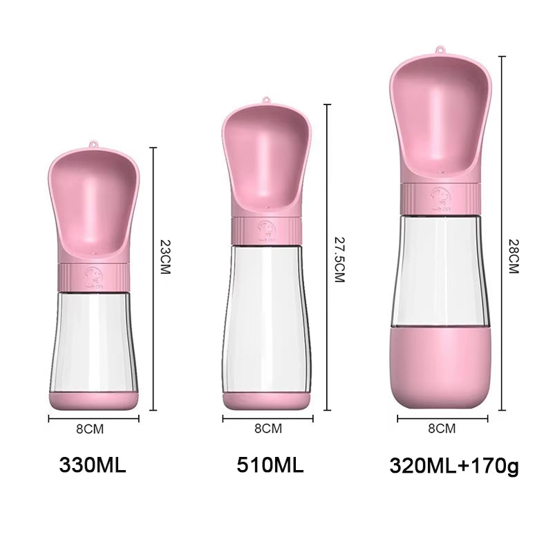 Portable Water Bottle & Food Dispenser