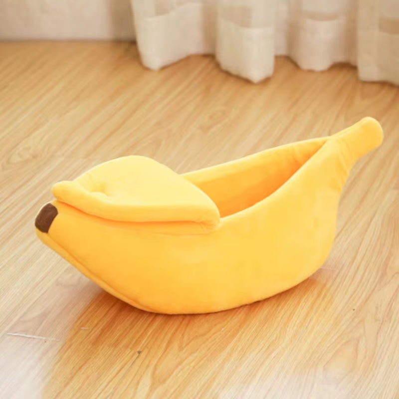 Super Soft Banana Cat Bed