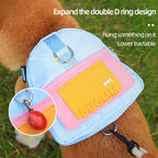 Waterproof Pet Backpack Harness Set