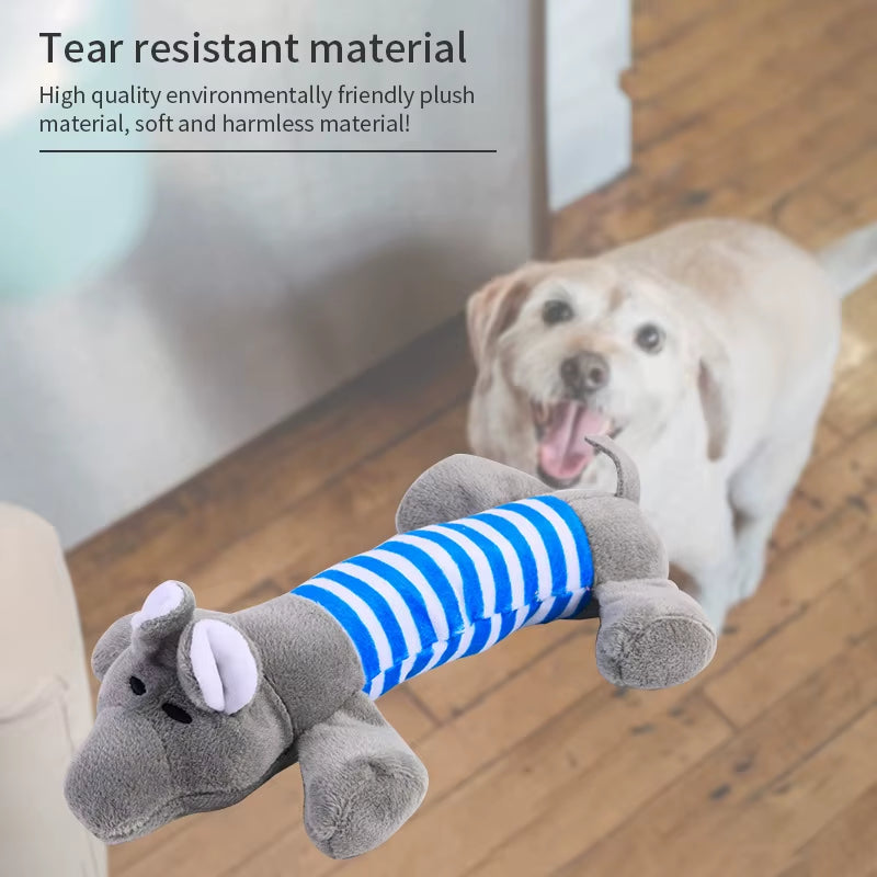 Squeaky Plush Dog Toy